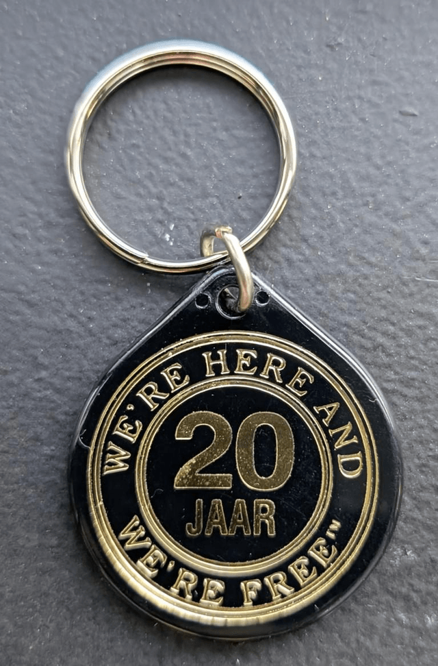 20 jaar plastic coin 