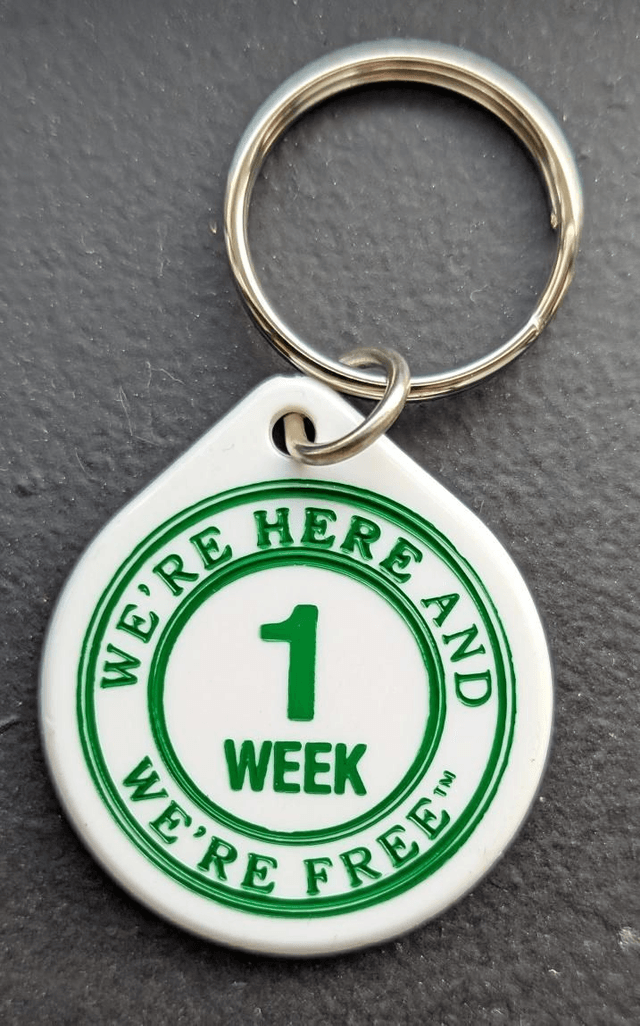 1 week plastic coin 