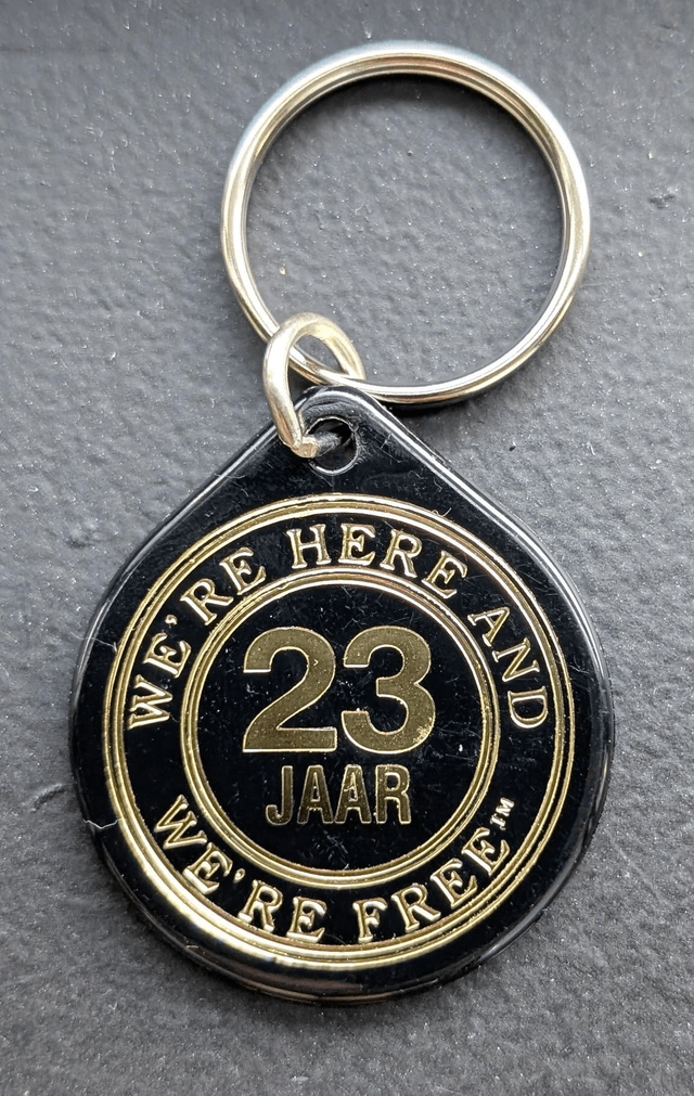 23 jaar plastic coin 